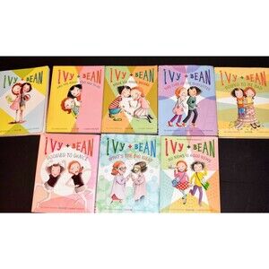 EUC Ivy and Bean Book Bundle #1,2,3,4,5,6,7,8 4 hardcover 4 soft #1-8